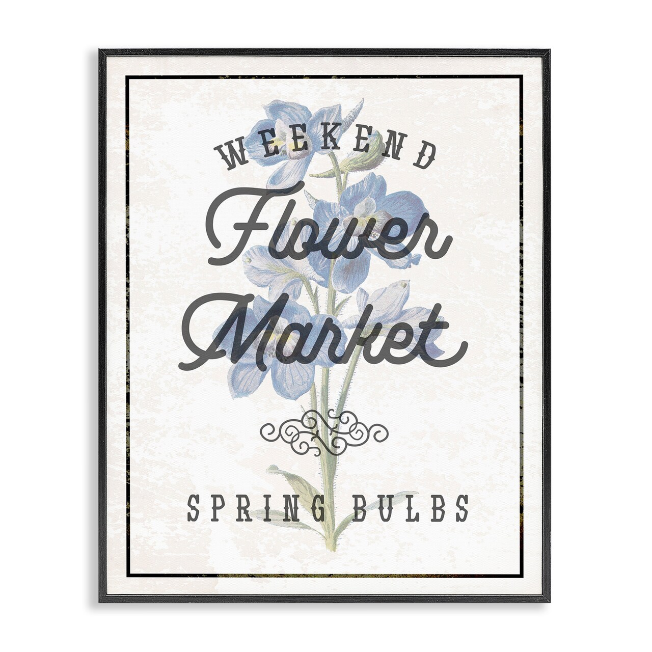 Stupell Industries Weekend Flower Market Framed Giclee Design by Lil' Rue